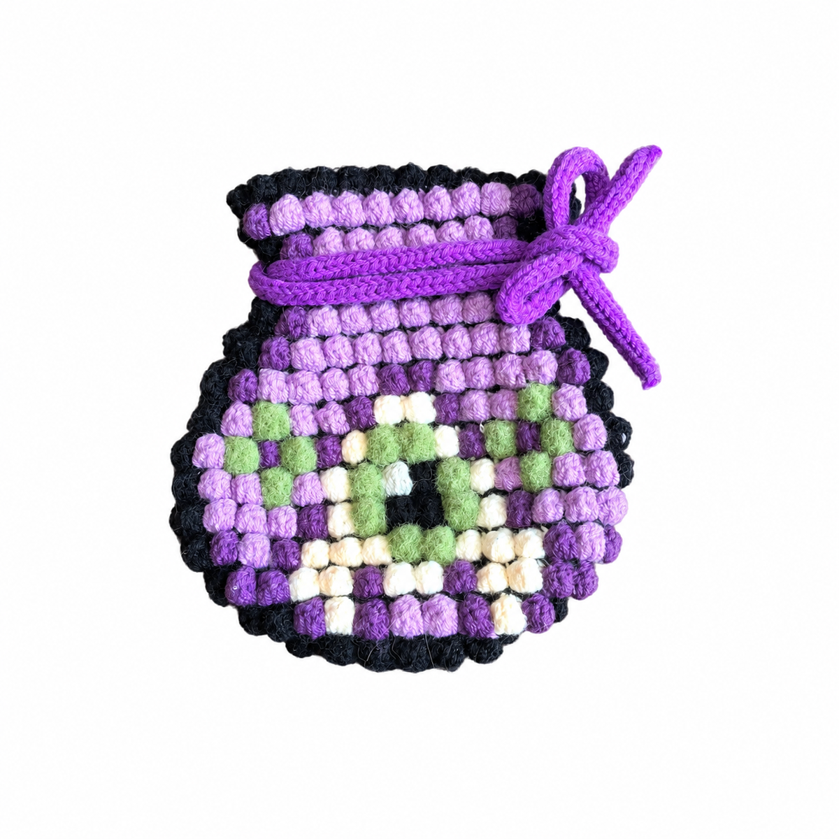 Handmade Crochet Eater of Worlds Treasure Bag – Mini Edition