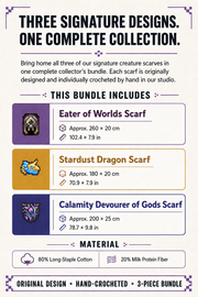 The Woven Titans – Three-Scarf Collector’s Bundle
